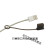定制USB公头盖子type-c数据线胶塞microUSB防尘帽安卓充电套U盘保 黑色5个+透明5个