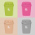 科力邦（Kelibang） 垃圾桶 大号塑料户外垃圾桶 带盖工业商用环卫垃圾桶加厚翻盖 65L带盖 KB1033 果绿色