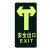 姚江 消防安全出口向左右 荧光指示地贴 疏散标示指示牌