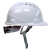 诺瑞斯安 安全帽工地免费印字透气建筑工程施工电力电工监理防砸工人头盔 白色
