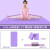 闪电客 瑜伽垫儿童跳舞蹈专用练功地垫子家用女孩练中国舞蹈垫方块加砖 紫150x61cm垫+弹力带+2个砖+绑带