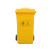 冰禹 BYrl-41 医疗垃圾桶 污物桶医疗加厚垃圾桶 医疗废物垃圾桶 120L加厚带轮