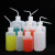 海斯迪克 HKQS-106 塑料白色弯管洗瓶加厚款 带刻度LDPE冲洗瓶 密封式油壶透明胶瓶 500ml（1个）
