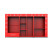 鑫迅博 微型消防站消防器材全套消防柜室外工地消防工具放置展示消防柜2*3.6*0.4m（空柜)