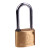 苏识 WJ0061 长梁铜锁 感应钥匙通开通用挂锁 磁性钥匙 磁力锁 感应铜锁可打字 35mm 