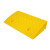 门槛斜坡垫 塑料路沿坡 台阶马路牙子爬坡板 道边上坡三角垫 长49宽27高9cm【黄色】