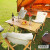 喜马拉雅 户外家具家用折叠桌便携式野餐桌 自驾游烧烤露营实木蛋卷桌子 森木90cm