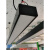 led办公室吊灯1.2米条形方通专用灯吸顶精锐吊线灯盘32w 吊杆安装配件(不含吊杆)