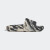 阿迪达斯 （adidas）休闲鞋男鞋女鞋夏季新款三叶草运动鞋厚底沙滩鞋一字拖鞋HQ46721 GX6947黑色米白 43