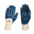 代尔塔201150 重型丁腈3/4涂层手套 针织透气耐磨防滑手套蓝色 9码 12副