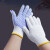 曼睩 黄点500g12双装 劳保棉纱点塑手套加厚防滑工地干活耐磨胶点橡胶工作防护手套ML009