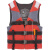 LWXF 救生衣 便携式浮力背心带反光条 户外应急救灾抗洪抢险带口哨 橙色（成人款）