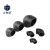正奇谊 PE管件配件各种规格 PE90°弯头 承插塑件黑色 黑色 L50