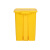 沸耐笙 FNS-22394 医疗废物垃圾桶 40L黄色加厚脚踏 1个