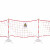 黔三元 SY-Q02 安全围栏网伞式支架 不锈钢四角支架 高1.2米