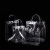 贝傅特 透明手提袋 pvc塑料包装袋礼品袋 纽扣手拎袋长20*宽10*高28cm竖款