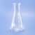 冰禹 三角烧瓶平底锥形瓶 加厚高硼硅玻璃耐高温带刻度 广口250ml BYS-218（起订2个）