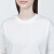 无印良品（MUJI）女式 天竺编织圆领短袖T恤上衣打底衫女款内搭多巴胺 白色BB2P6C4S M (160/84A)