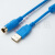 适用DVP系列PLC编程电缆通讯/数据/下载线USB-DVP USBACAB230 镀金蓝镀金接口铜芯 3米