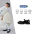 江博士（DR·KONG）春秋儿童礼仪鞋魔术贴公主鞋 女童表演英伦风纯色黑皮鞋 黑色 26码 适合脚长约16.1-16.7cm