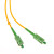 LHG 光纤跳线 SC-SC 单模单芯 黄色 25m SC/APC-SC/APC-SM-25米