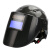 HKFZ电焊面罩头盔氩弧焊安全帽焊工防护面罩太阳能自动变光面罩 黑色头盔式面罩+20片保护片