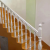 奇步泰国进口实木立柱橡木烤漆楼梯扶手栏杆飘窗护栏室内家用欧式 M3款白色 48*48*950