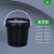 批发化工桶塑料桶包装桶黑色避光桶pp桶试剂瓶方桶避光塑料罐 2L黑色桶