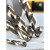 得力（deli）麻花钻头套装手电钻不锈钢钢铁金属铝合金钻头打孔冲击三角钻头多功能 直柄麻花钻4mm DL16040G