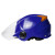 百利隆（Baililong）BLL360骑行头盔 ABS电瓶车通用半盔 防雾PC镜片 EPP内胆天蓝1个