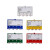 聚远 JUYUAN 货架标识牌  红色 6.5x10 四轮强磁  入纸规格3.6X9.7CM（50个装）仓库货架标识牌 磁铁材料卡