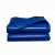 上柯 B2602 PVC刀刮布雨布耐磨三防布篷布遮阳布 蓝色10*12m(1张) 可定制