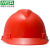 梅思安免费印字 梅思安ABS安全帽工地男国标加厚建筑工程领导定制LOGO 红色 标准型ABS超爱戴