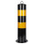 塑料反光警示柱隔离护栏防撞柱可拆卸警示桩加厚防撞桶弹力柱安全 固定款