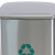 简厚 不锈钢分类垃圾桶大号可拼接客厅办公室翻盖脚踏厨余垃圾桶 XHY20-6507