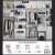 卡庭森（KATINGSEN）韩国品质2022全套家用轻奢衣橱卧室家具北欧现代简约大容量木质大 衣柜+顶柜+边柜 2门