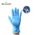 尚和手套（SHOWA）耐磨型一次性丁腈手套(100只装) 厚约0.13mm M/蓝色886 28914