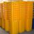 简厚 厨余分类垃圾桶大号厨房户外商用医疗干湿分离蓝色灰色红色绿色加厚全国标准分类塑料垃圾桶 黄色80L