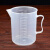 厨房级计量杯带刻度 塑料大容量奶子量筒5000ml 100ml三只(超值)