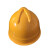 普达 标准安全帽 Y类 ABS 黄色