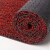 定制丝圈地垫入户门垫门厅地毯防滑防尘pvc垫子进户门脚垫可裁剪 红黑色20mm特厚款 60*100cm