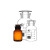 沸耐笙 SY-0095 棕白大小口磨砂废液固体储存试剂瓶化学瓶 1000ml棕色广口 1件