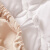 浪莎（langsha）夹棉床笠2米乘2.2米 A类母婴级原棉大豆纤维床笠床垫保护套床罩 四叶草-卡其色 0.9*2.0m