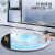 梵浴圆形嵌入式浴缸双人情侣冲浪按摩智能恒温大浴池卫生间泡澡水池 五件套 1.5m