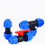 梵选 PE蓝帽快接自来水管快速活接头PE免热熔接头水管连接管件 单位：个 40快接直通 