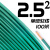 金联宇国标阻燃BVR1 1.5 2.5 4 6平方软多股铜芯家装电线铜线 2.5平方 单皮软线(100米)绿色