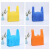 DYQT无纺布袋现货广告定做购物礼品定制背心袋子订做丝印logo市宣传 宝蓝色 200个单 纵向小号