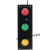 上海铮潼行车滑触线指示灯 防水防雨红黄绿三色电源信号灯直径50 50直径指示灯防水 塑料外壳