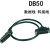 DB50免焊插头 3排50针并口串口连接器db50接线端子实心针免焊插座 DB50数据线母对母长度1米HL-DB50-F/F