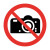 稳斯坦 WST5012 户外道路安全标识 交通指示牌直径60cm厚1.5铝牌注意限速限高慢牌 禁止拍照
